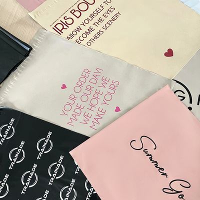 Delivery Package D2W PE Shipping Bags For Clothes With Logo