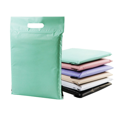 12 Silk Customised Courier Bags With Handle Self Adhesive
