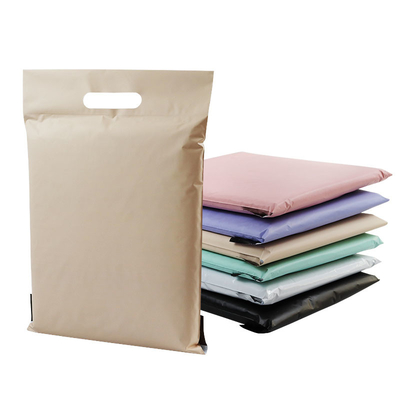 Destructive Glue Biodegradable Polythene Courier Bags Resistance To Tear