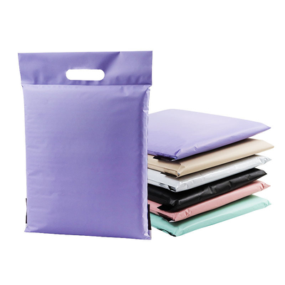 12 Silk Customised Courier Bags With Handle Self Adhesive