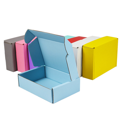 Carton rigide à pliage plat bleu