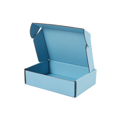 Carton rigide à pliage plat bleu