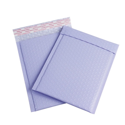 Auto-sérage Pourpre grande bulle Poly Mailers épaisseur 140g