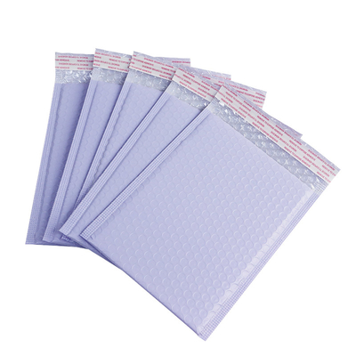 Auto-sérage Pourpre grande bulle Poly Mailers épaisseur 140g