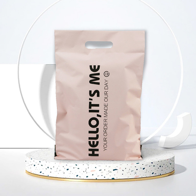 Customizable Biodegradable Custom Printed Poly Shipping Bags With Handles Waterproof