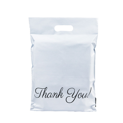 Customizable Biodegradable Custom Printed Poly Shipping Bags With Handles Waterproof