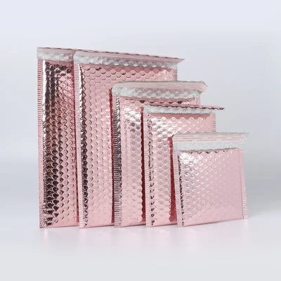 Aluminum Packaging Bags Rose Gold Padded Envelopes 160GMS-220GMS