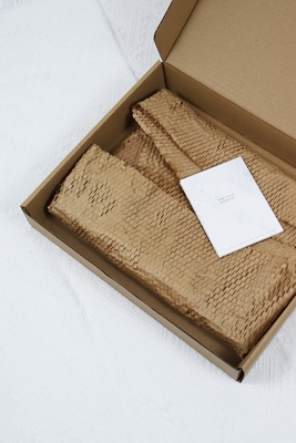 Offset Printing Biodegradable Honeycomb Paper Bag Custom Mail Transport Bag Recyclable