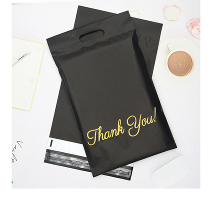 Customizable Biodegradable Custom Printed Poly Shipping Bags With Handles Waterproof