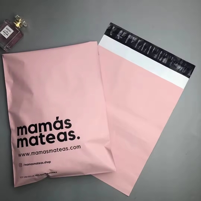 Recyclable Durable Tear Resistant 12 Silk PE Custom Mailing Bags For Clothes