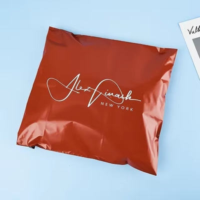 Recyclable Durable Tear Resistant 12 Silk PE Custom Mailing Bags For Clothes