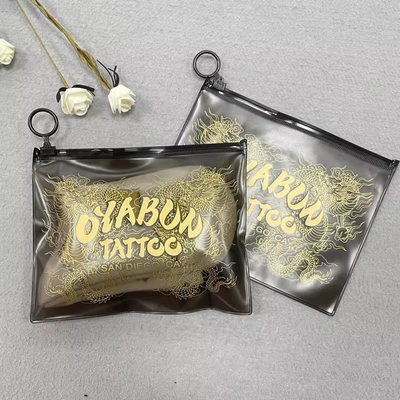 Clear Waterproof Zipper Pouch Screen Printing / Gravure Printing Weight Capacity 10kg