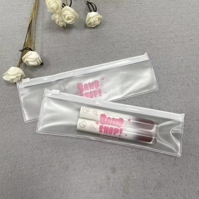 Clear Waterproof Zipper Pouch Screen Printing / Gravure Printing Weight Capacity 10kg