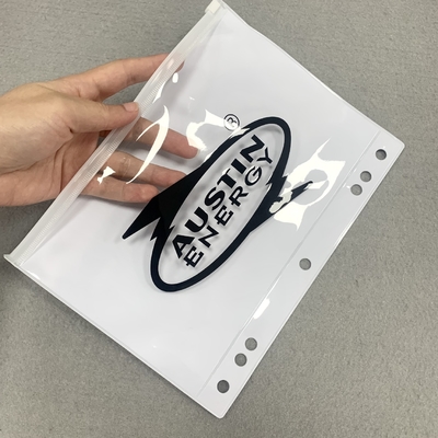 Clear Waterproof Zipper Pouch Screen Printing / Gravure Printing Weight Capacity 10kg