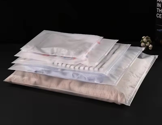 Strong Puncture Resistance Reusable Clear Plastic Bags With Zipper