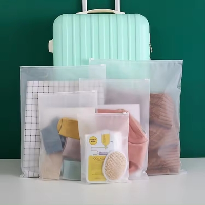 Gravure Printing Dust Resistant Clear Plastic Storage Bags With Zipper