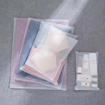 Gravure Printing Dust Resistant Clear Plastic Storage Bags With Zipper