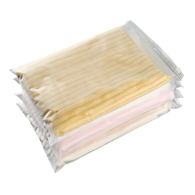 Recyclable Waterproof Transparent Package Custom Plastic Zip Bags With Logo