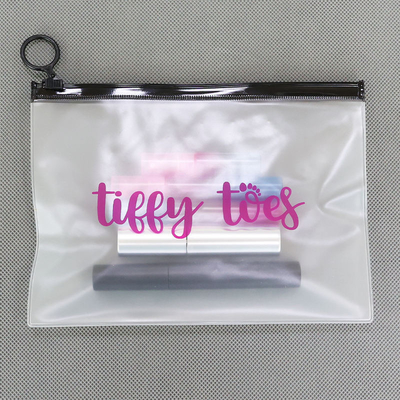 Securely Seals Contents EVA PE PVC Plastic Zipper Bag Gravure Printing
