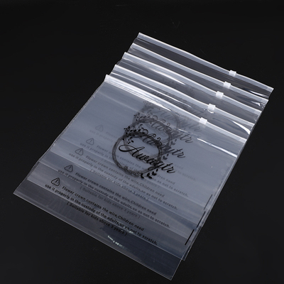 Dust And Dirt Resistant Custom Plastic Zip Bags Capacity 20Kg Or More