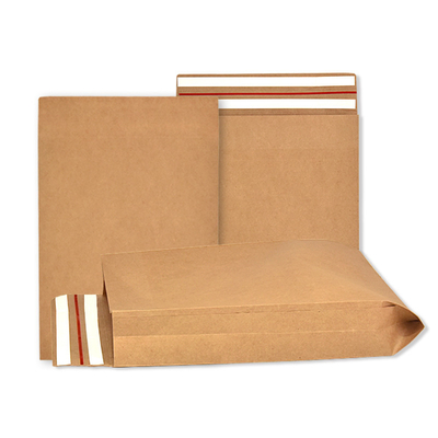 Custom Logo Kraft  Paper Envelop Mail Bag Recyclable Brown Kraft Paper Mail Bag