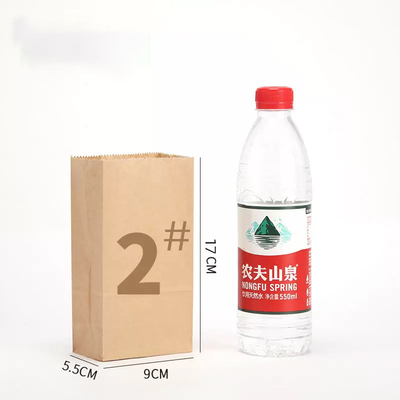 Impression offset Emballage en papier brun recyclable pour les aliments
