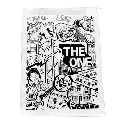 Customizable Size Logo And Fully Degradable Cellophane Glasin Paper Bags