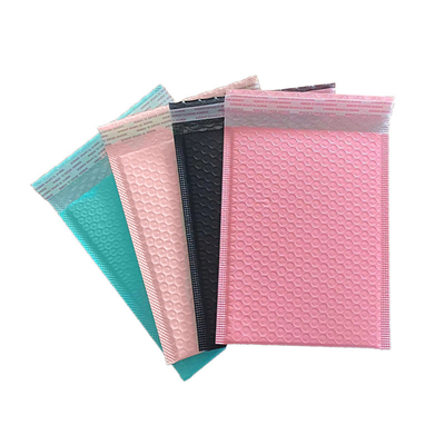 Polyethylene Plastic Poly Envelope Bubble Wrap Bags Tear Resistant Shock Absorption