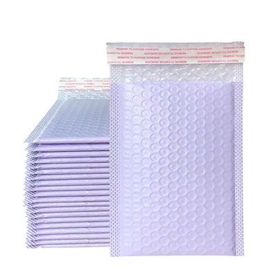 Auto-sérage Pourpre grande bulle Poly Mailers épaisseur 140g
