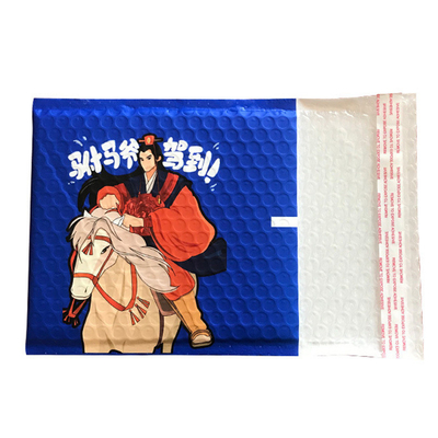 Tamper Proof Custom Bubble Poly Mailers With Silk Screen Printing Superior Shock Absorption