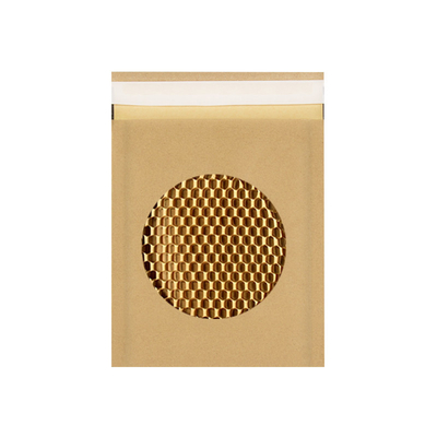 Biodegradable Honeycomb Kraft Paper Mailing Bags Shock Absorbing For Gift Wrapping