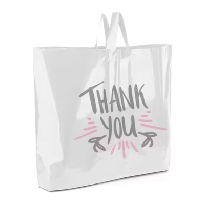 Sac en plastique recyclable avec poignée Sacs d'envoi personnalisés