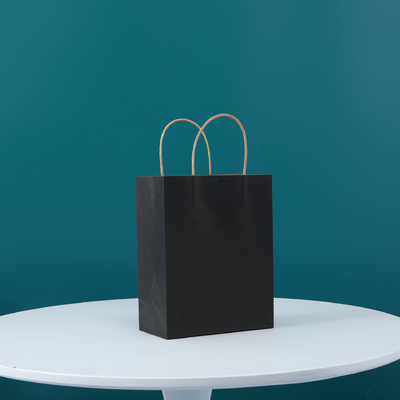 Twisted Handle Custom Printed Kraft Paper Bags 15*21*8cm 21*27*11cm 26*32*12cm