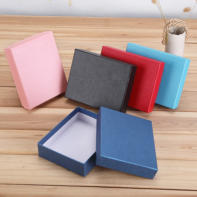 Boîte cadeau carrée réutilisable Boîtes de carton imprimées 1-6 Couleur Offest Priting
