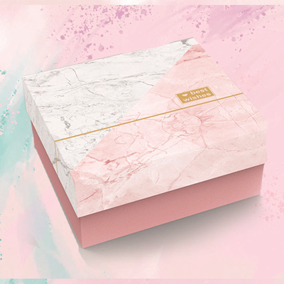 Boîte cadeau imprimée personnalisée avec couverture ciel et terre pour bijoux et cadeaux