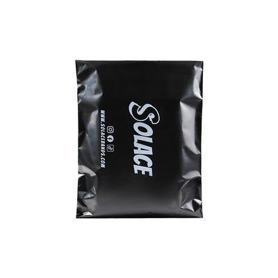40mm Or 50mm Lips Black Compostable Mailers Biodegradable Postage Bags
