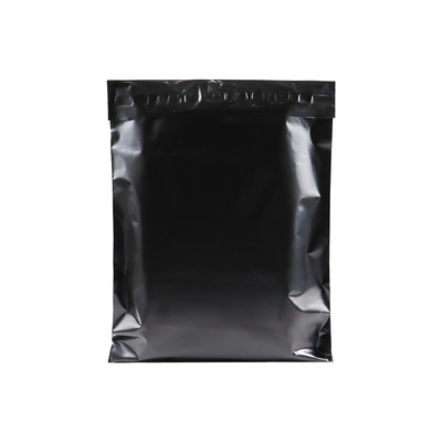 40mm Or 50mm Lips Black Compostable Mailers Biodegradable Postage Bags