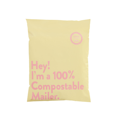 Sacs d'expédition à marque PLA à base de fécule de maïs PBAT dégradable et compostable