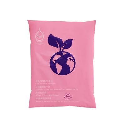 Sacs d'expédition à marque PLA à base de fécule de maïs PBAT dégradable et compostable