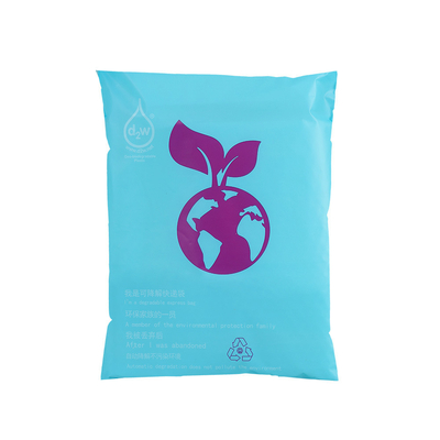 Self Adhesive Sticker Biodegradable Delivery Bags Cornstarch PLA Bag