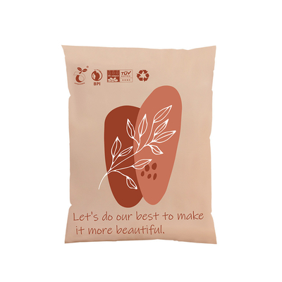 Sacs d'expédition à marque PLA à base de fécule de maïs PBAT dégradable et compostable