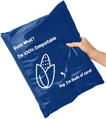 PLA Cornstarch Custom Compostable Mailers 100% Biodegradable