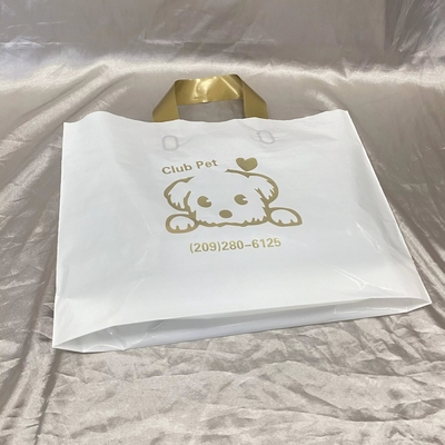 Sacs à main poly premium imprimés sur mesure Emballage avec logo pour vêtements