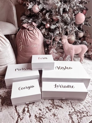 Boîte cadeau de couleur de luxe sur mesure Une variété de styles Beau emballage