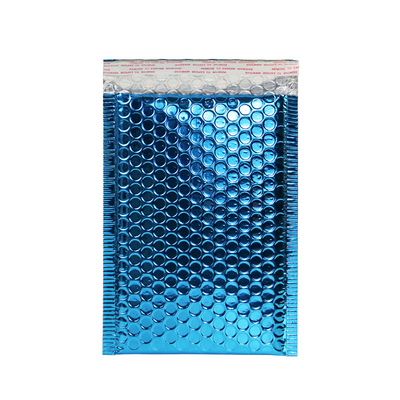 Deep Blue Durable Shockproof Aluminized Film Bubble Bags For Optimal Packing