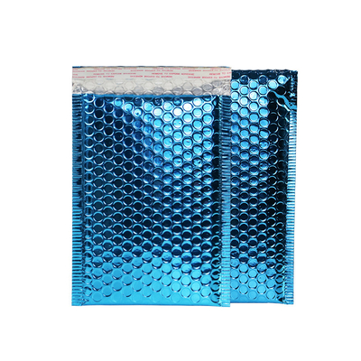 Deep Blue Durable Shockproof Aluminized Film Bubble Bags For Optimal Packing