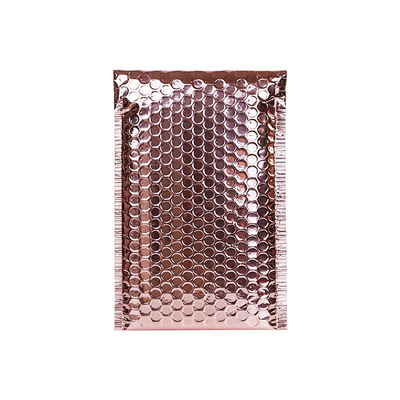 Customizable Rose Gold Bubble Cushioning Packaging Sack