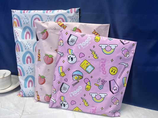 100 pièces/emballage sacs d'expédition en PE imperméable à l'eau résistant aux déchirures auto-collant léger utilisation logistique durable