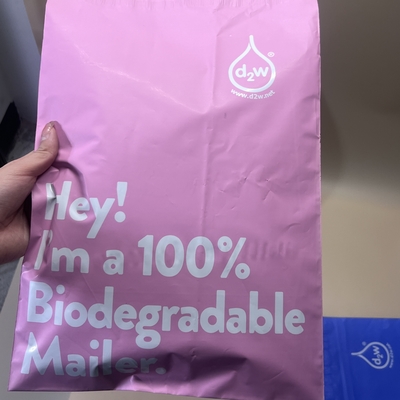 Apricot Photooxygen Degradation Eco Friendly Shipping Mailers Compostable Mailer Bags