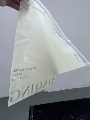 Transparent Zipper Bags Packing Clothes Support Customization